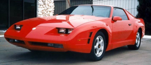 Knudsen Tojan, production custom car built on Chevrolet Iroc Z28 chassis